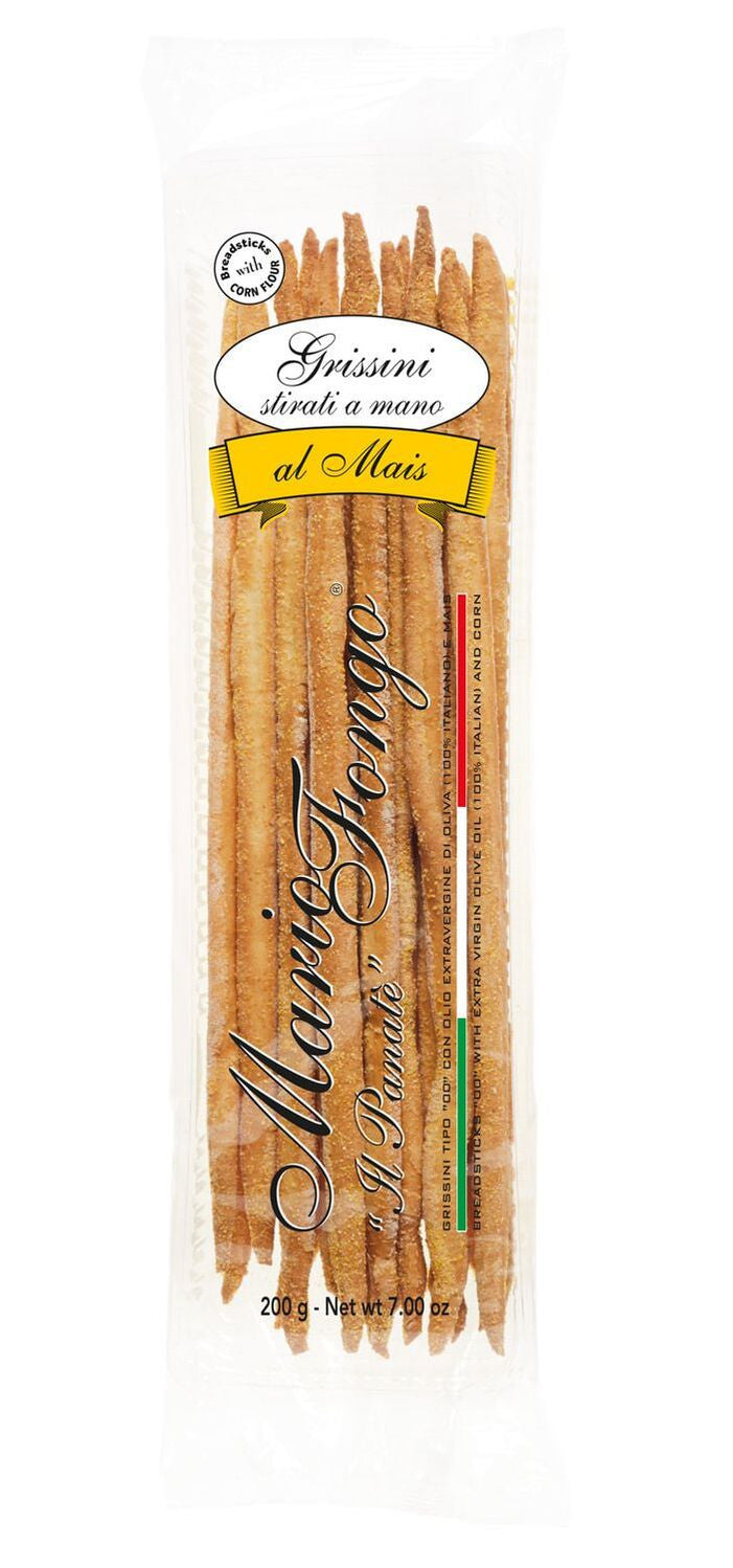 Grissini Stirati a Mano al Mais 200 Grammi