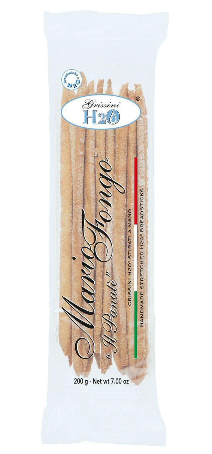 Grissini Stirati a Mano H2O 200 Grammi