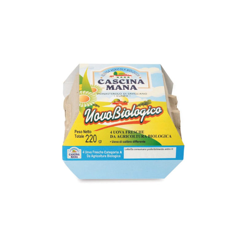 Organic Eggs 4 Pieces - Olivero Claudio