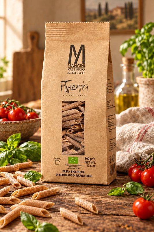 Pasta Mancini Grani Turanici Penne Lisce 500 Grammi