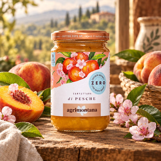 Confettura di Pesche "Zero Zuccheri" 290 Grammi
