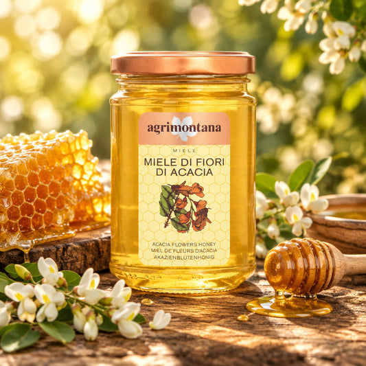Miele di Fiori di Acacia 400 Grammi