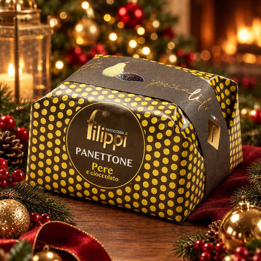 Panettone Pere e Cioccolato 500 Grammi