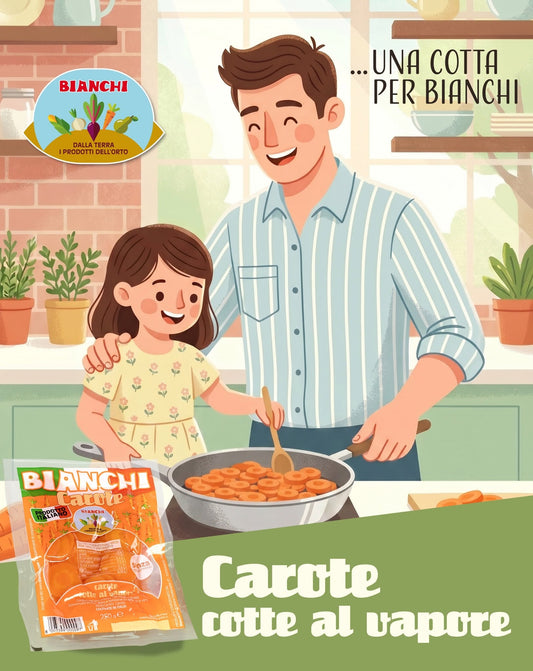 Carote al Vapore 1 Pezzo