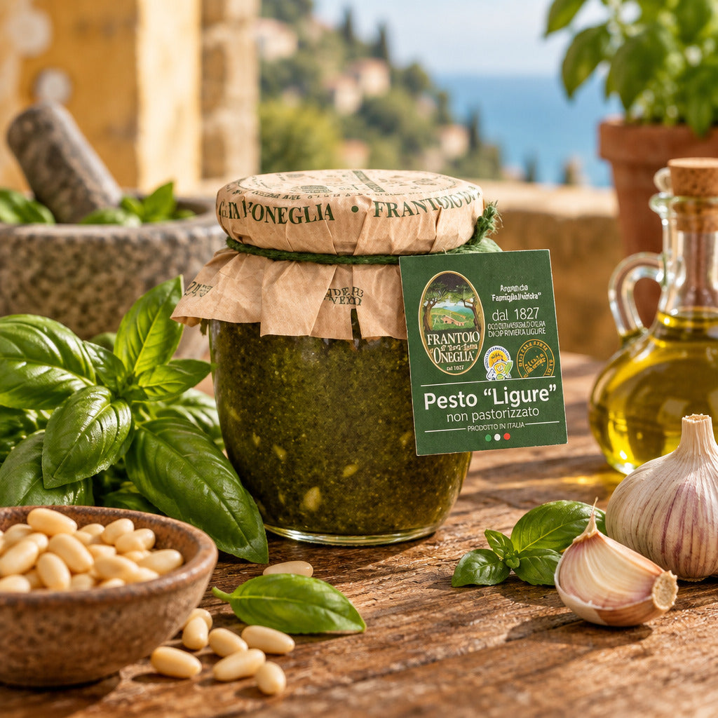 Pesto Ligure con aglio 90 Grammi