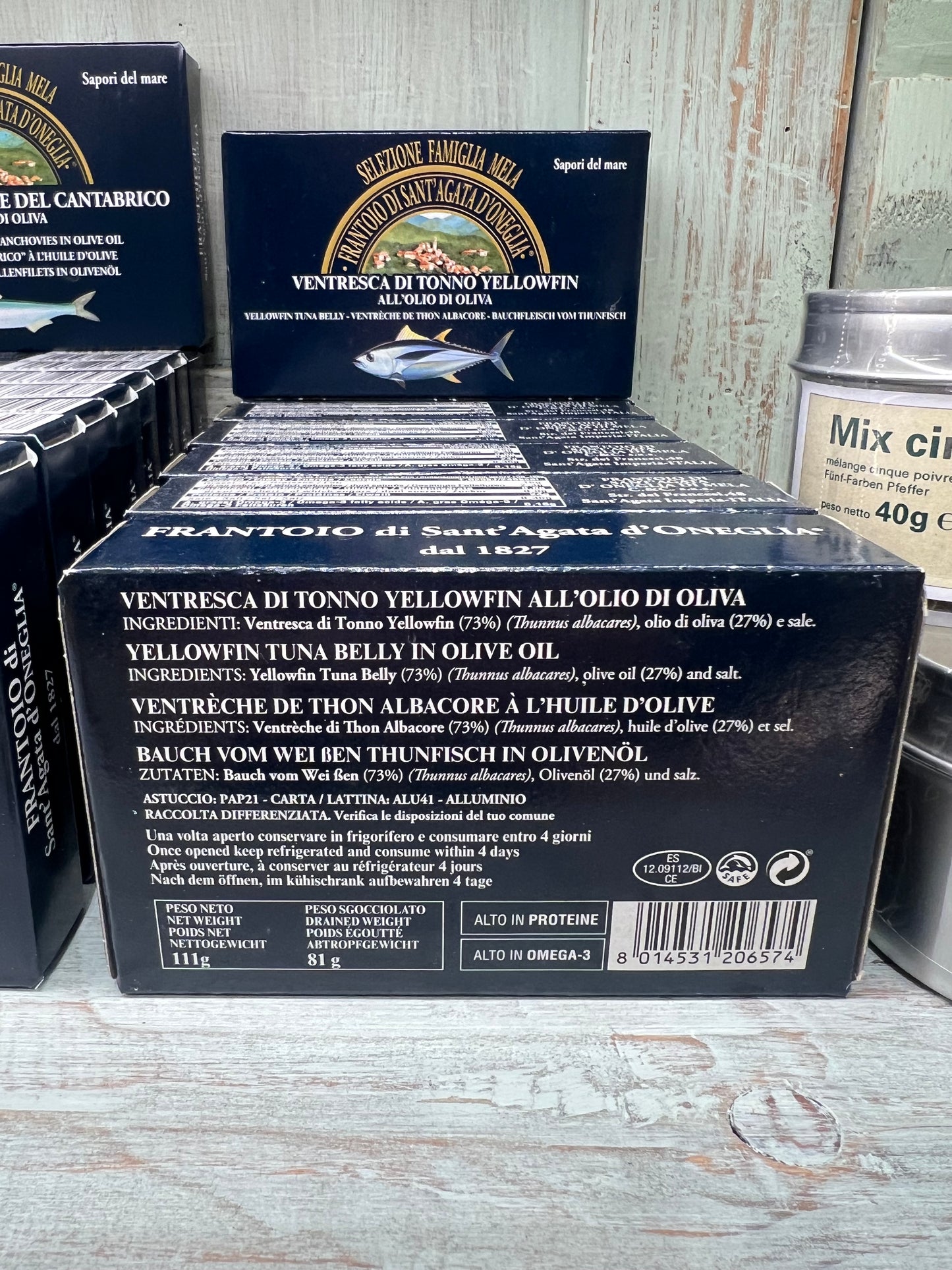 Ventresca di Tonno Yellowfin 111 Grammi