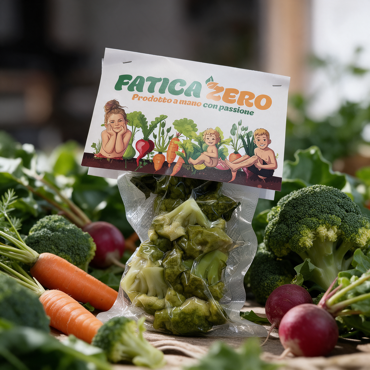 Broccoli cotti a bassa temperatura