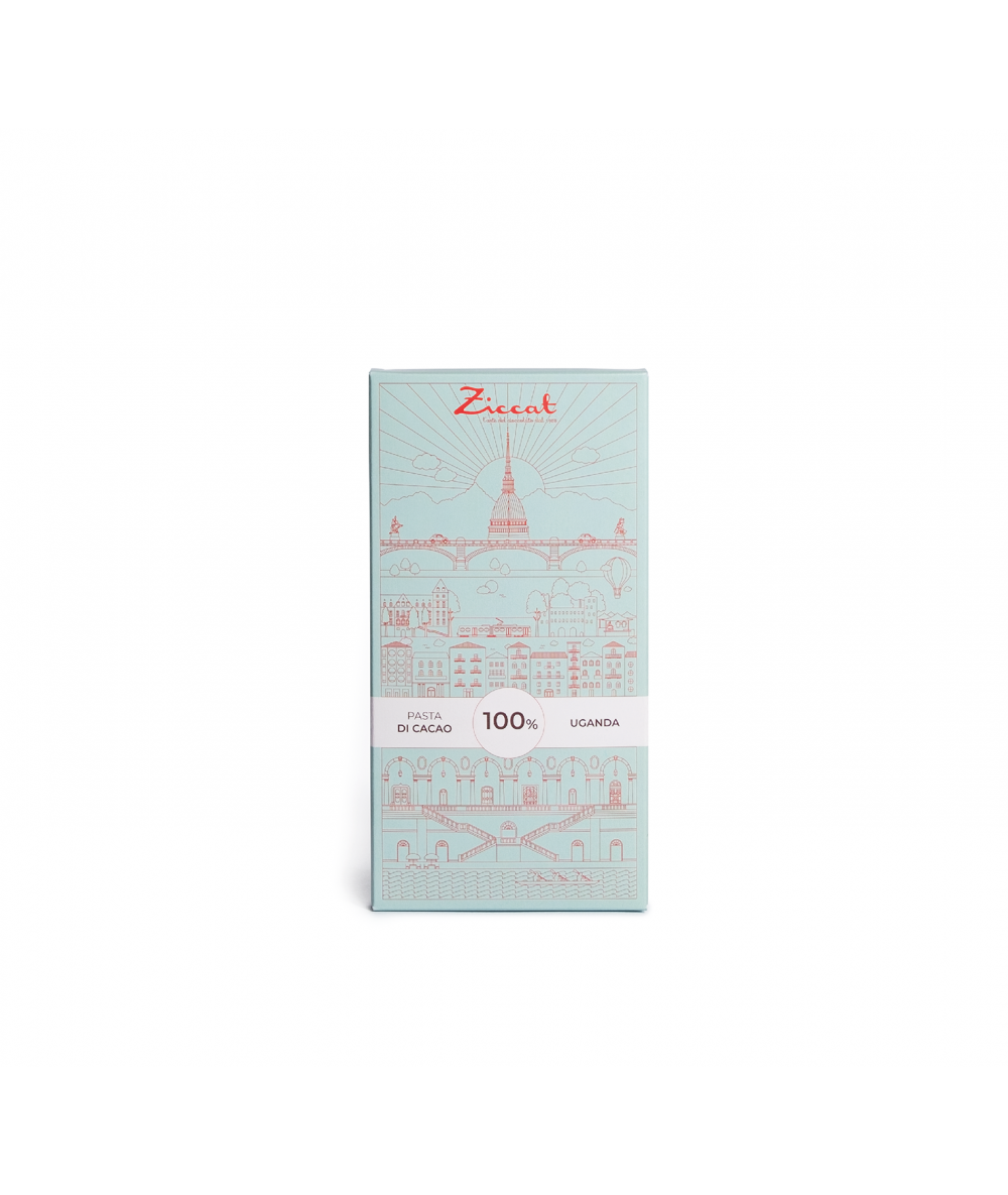 Tavoletta Cioccolato Monorigine Pasta di cacao Uganda 100%