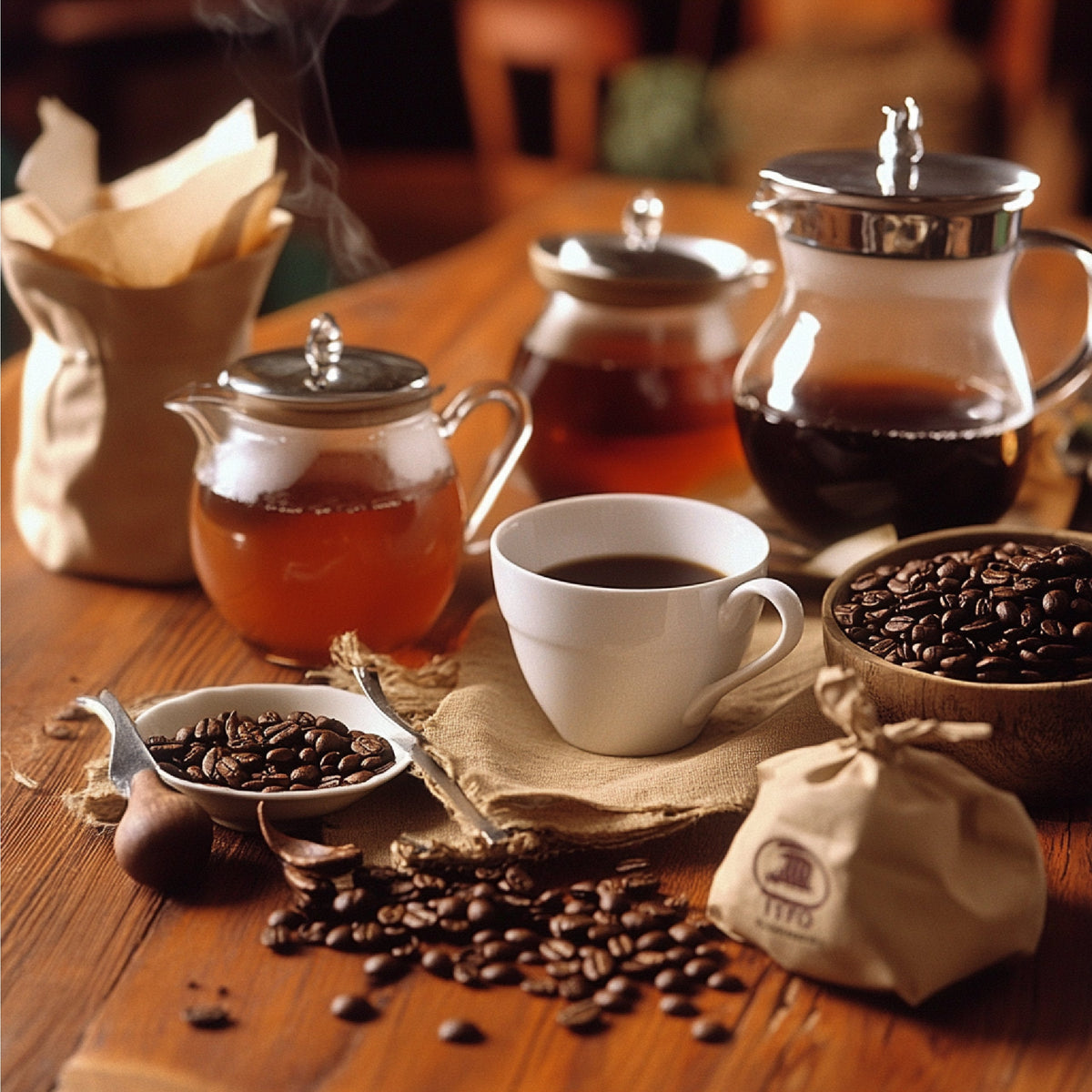 Caffè macinato, Tè e Tisane