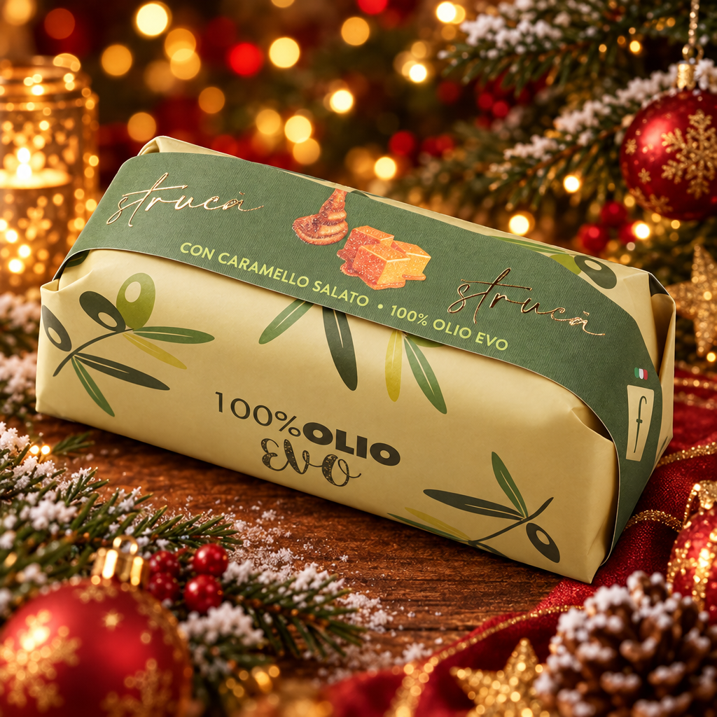 Strucà 100% olio EVO con Caramello Salato 500 Grammi