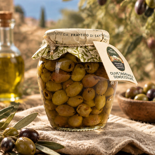Olive taggiasche denocciolate in olio extra vergine di oliva 250 Grammi