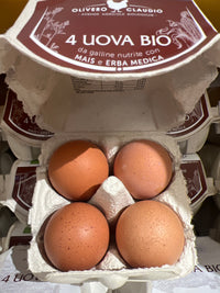 Organic Eggs 4 Pieces - Olivero Claudio