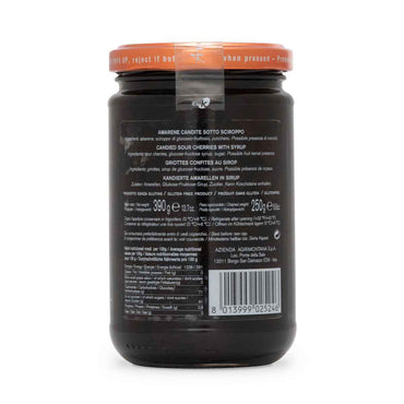 Amarene candite sotto sciroppo 390 Grammi