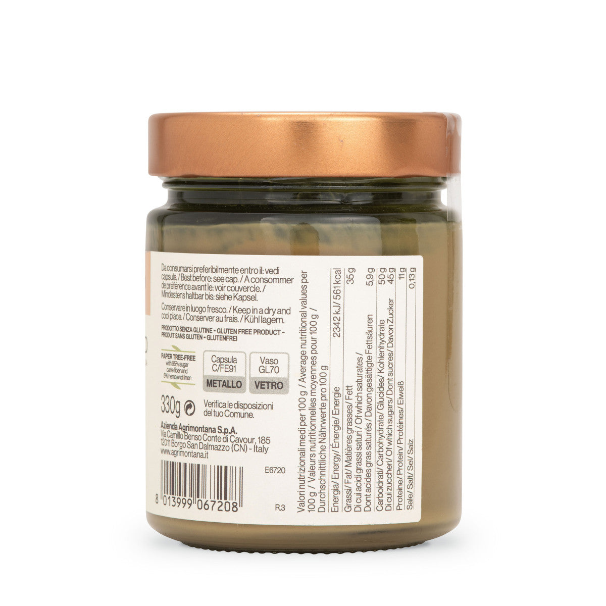 Crema spalmabile di Pistacchio 330 Grammi
