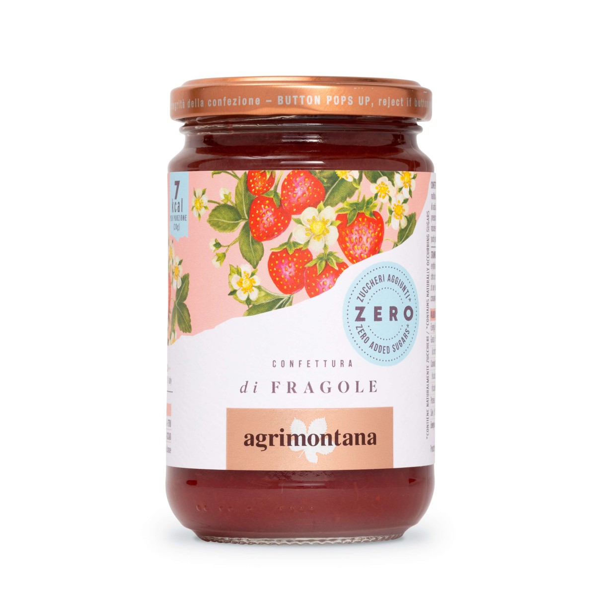 Confettura di Fragole "Zero Zuccheri" 290 Grammi