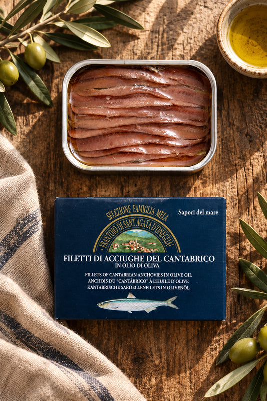Filetti di Acciughe del Cantabrico in Latta 78 Grammi