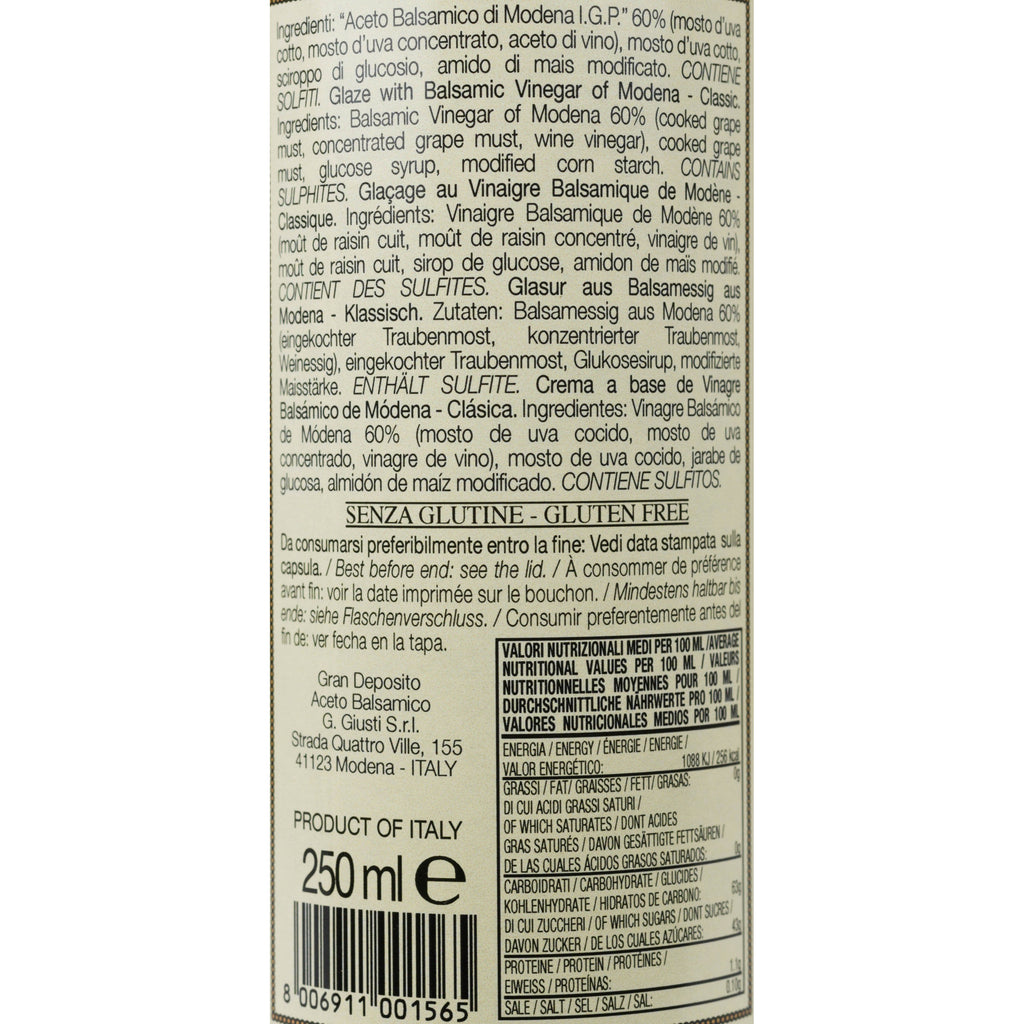 Crema a Base di Aceto Balsamico di Modena IGP 100ml