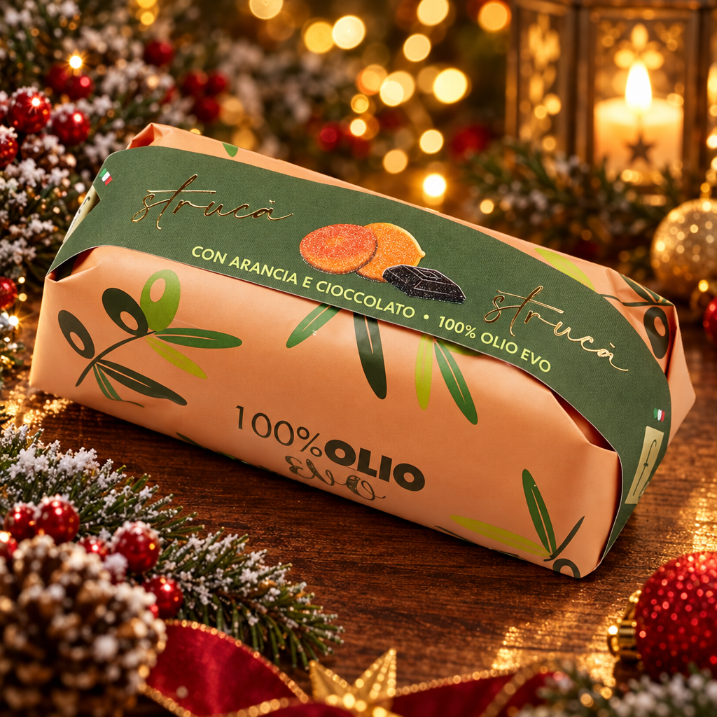 Strucà 100% olio EVO con arancia e cioccolato