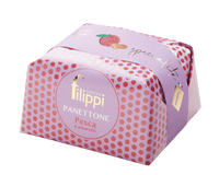 Panettone Pesche e Amaretti 500 Grammi