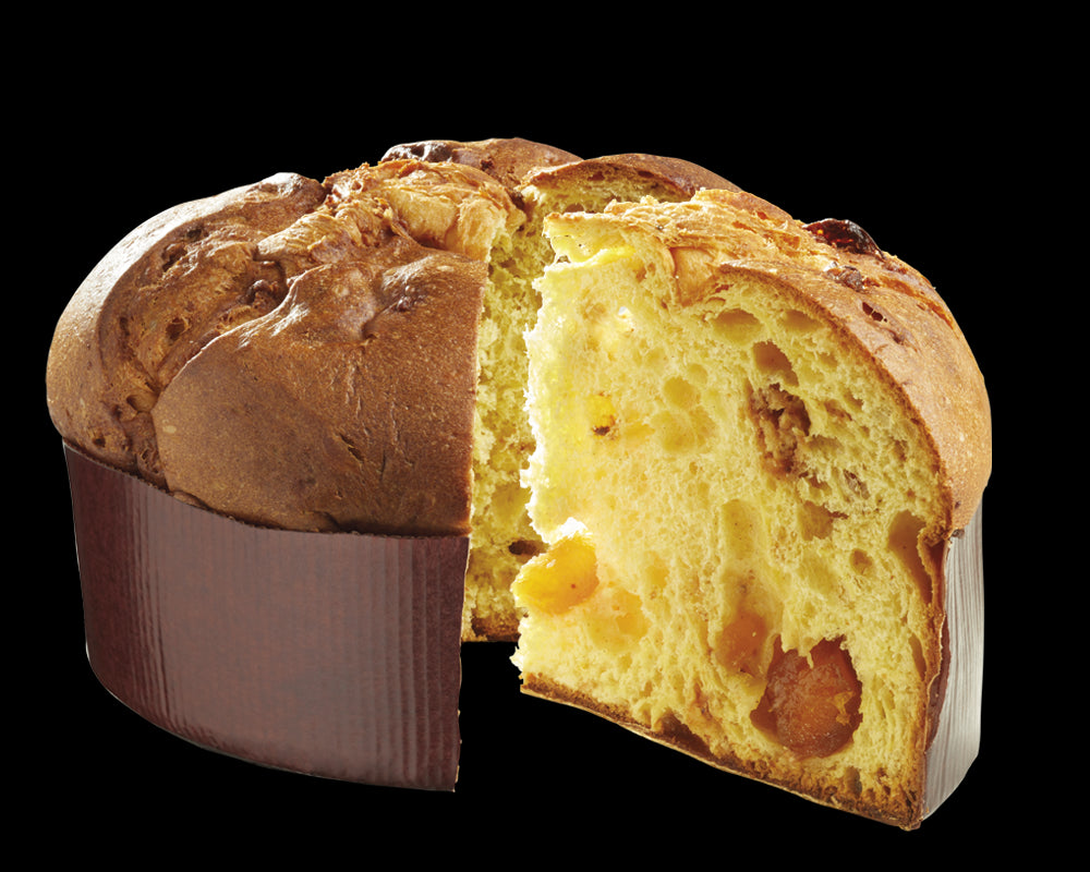 Panettone Pesche e Amaretti 500 Grammi