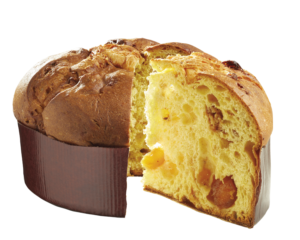 Panettone Pesche e Amaretti 500 Grammi