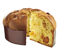 Panettone Pesche e Amaretti 500 Grammi