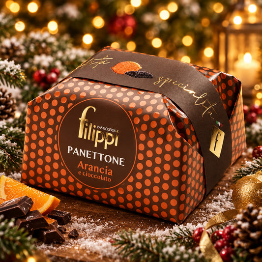 Panettone Arancia e Cioccolato 500 Grammi