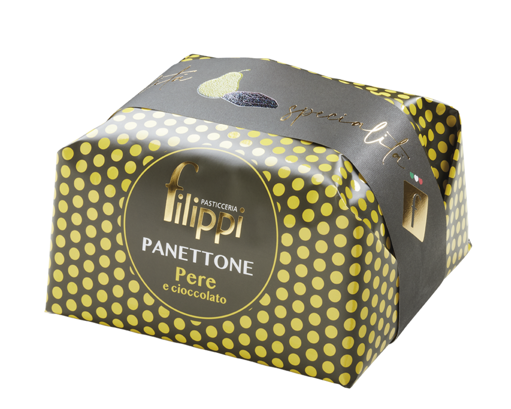 Panettone Pere e Cioccolato 500 Grammi