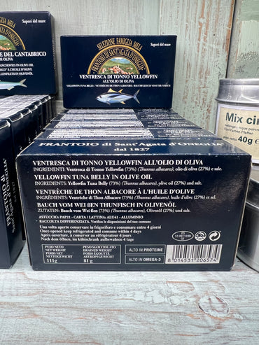 Ventresca di Tonno Yellowfin 111 Grammi