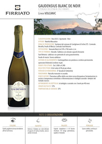 Gaudensius Blanc de Noir Etna D.O.C. Metodo Classico Brut - Firriato