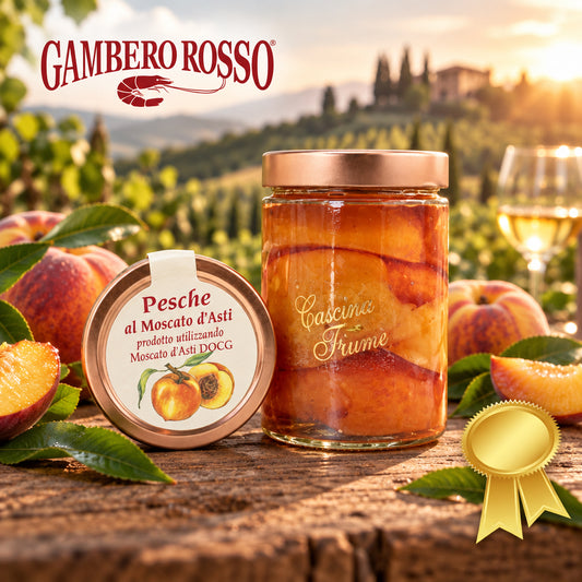 Pesche al Moscato d'Asti DOCG 580 Grammi