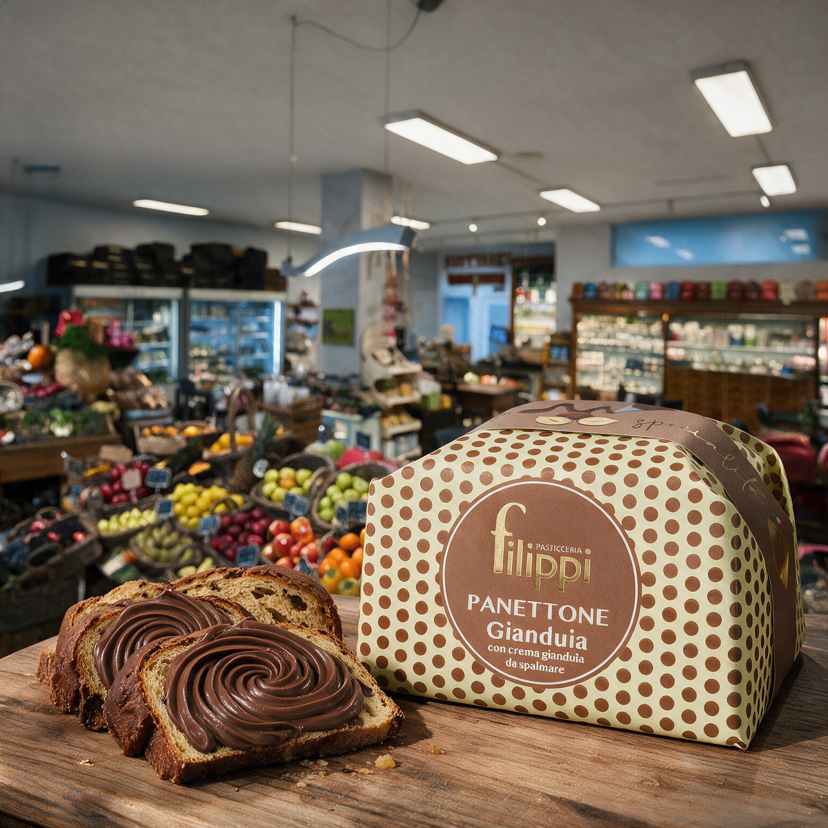 Panettone al Gianduja Pasticceria Filippi