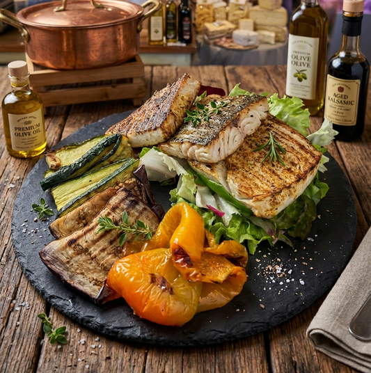 Tofu alla griglia con contorno