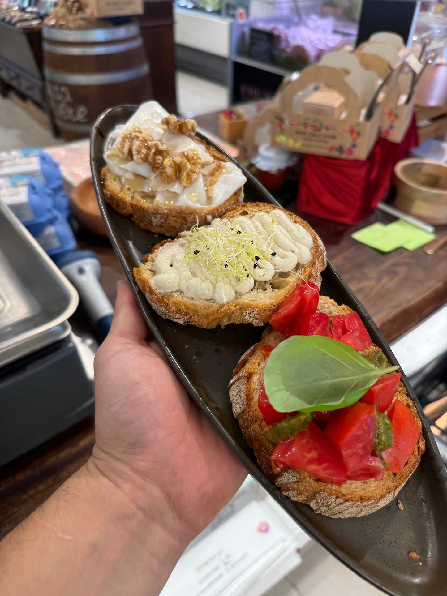 Tris di Bruschette