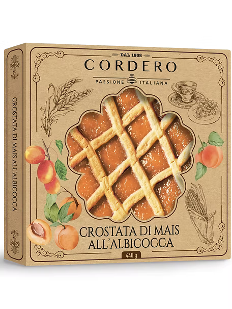 Crostata di Mais di Albicocche 440 Grammi