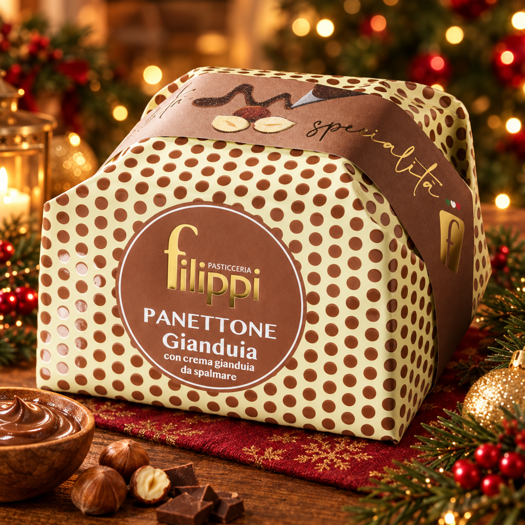 Panettone Gianduja con Crema Spalmabile