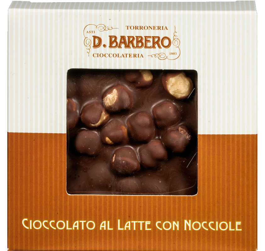 Cioccolato al Latte con Nocciola Piemonte I.G.P. 120 Grammi