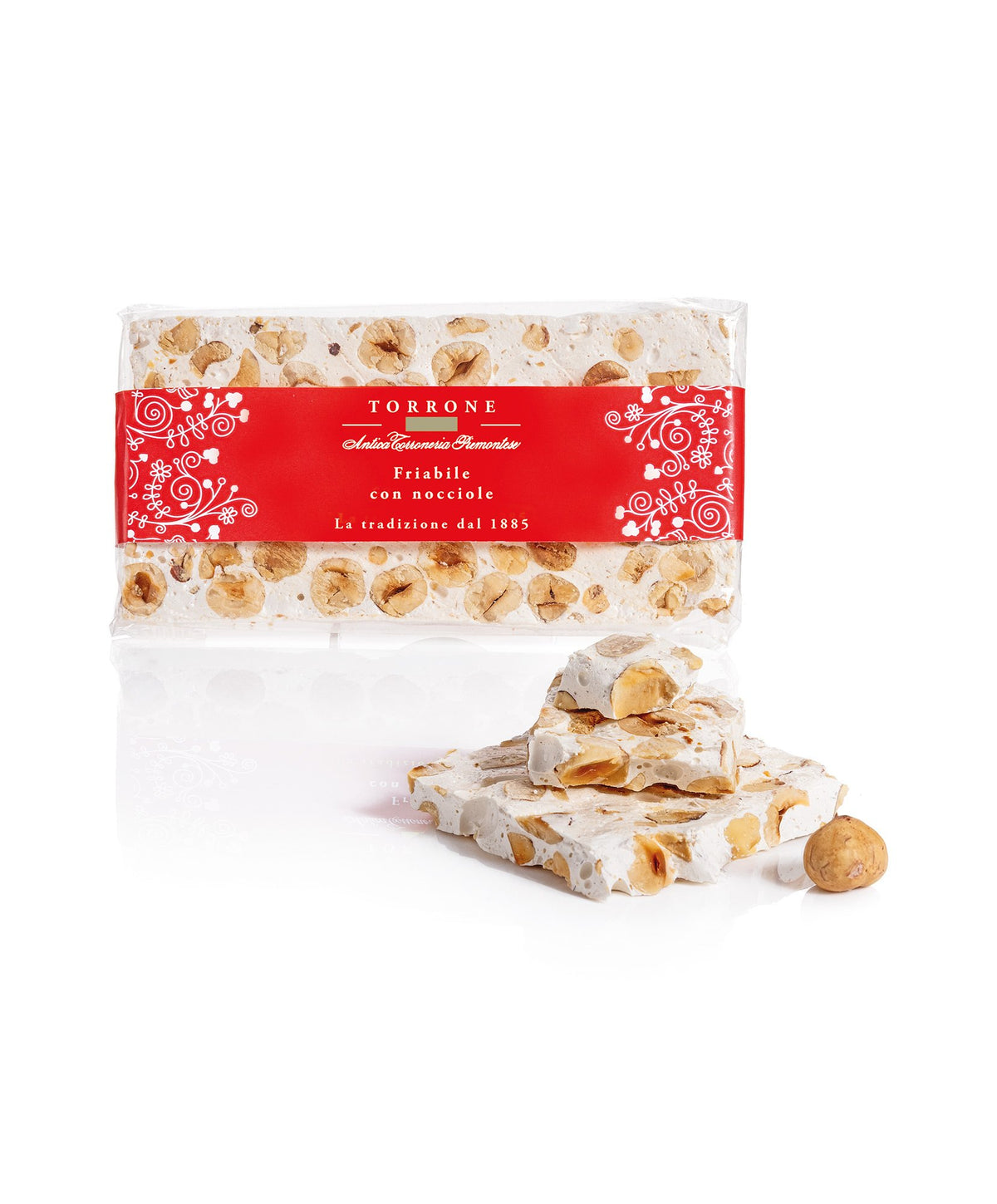 “Gran Fetta” – Torrone friabile con nocciole 70 Grammi
