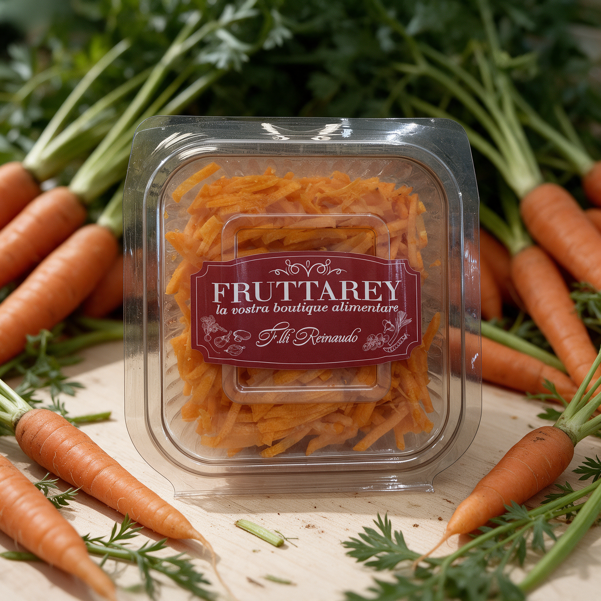 Carote alla julienne - vaschetta piccola