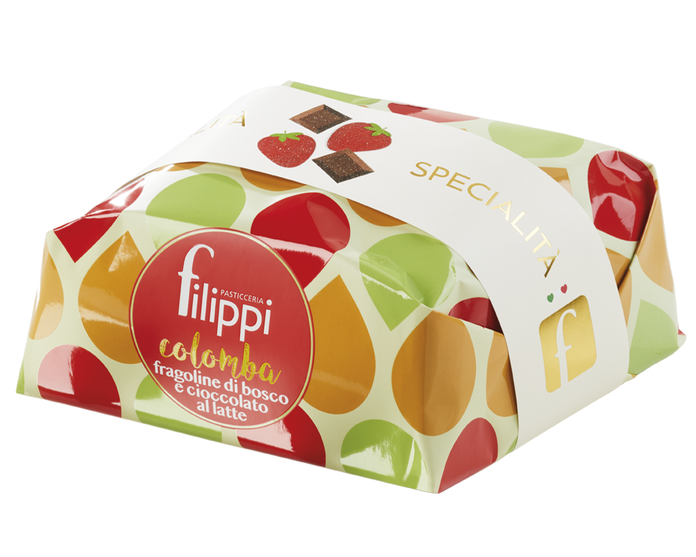 Colomba Fragoline di Bosco e Cioccolato 750 Grammi