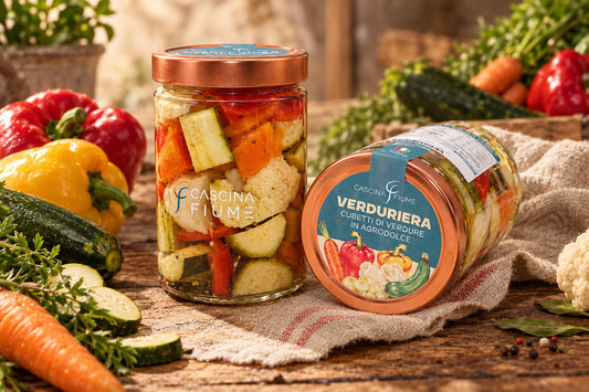 Verduriera a Cubetti in Agrodolce