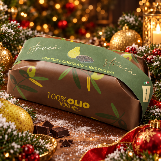 Strucà 100% olio EVO con Pere e Cioccolato 500 Grammi